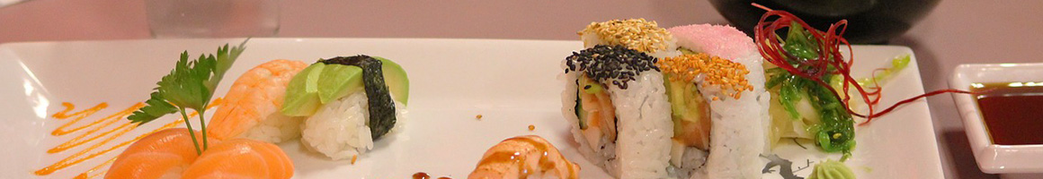 Eating Asian Fusion Japanese Sushi at Koi Los Angeles restaurant in Los Angeles, CA.